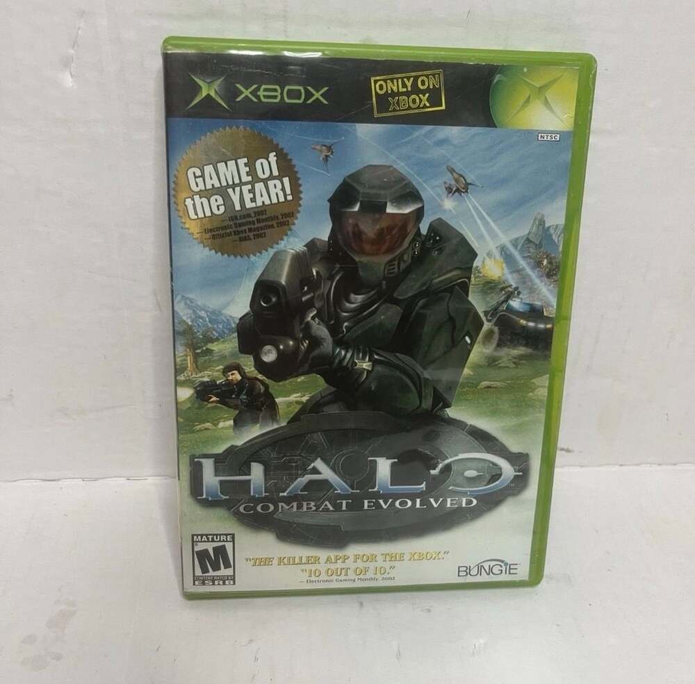 Microsoft Halo Combat Evolved Platinum Hits Xbox Video Game